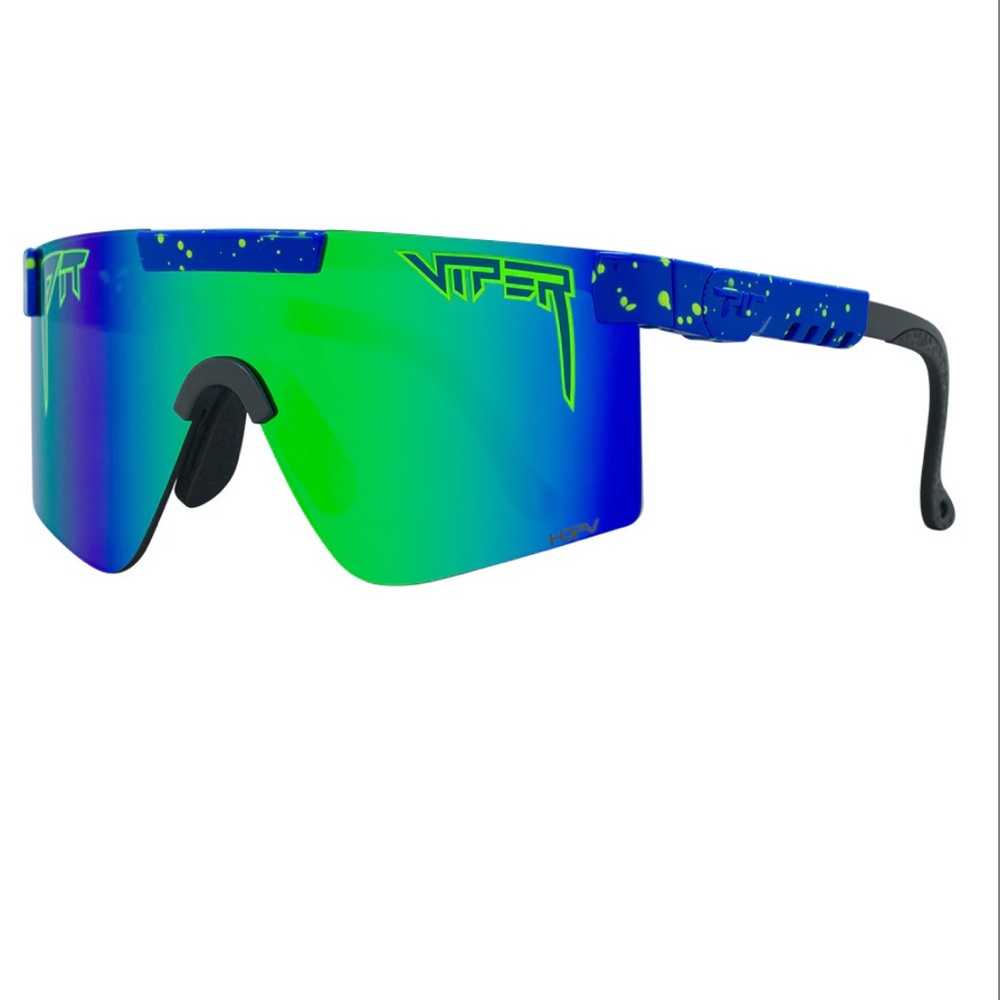 Pit Viper Blue and Green Sunglasses